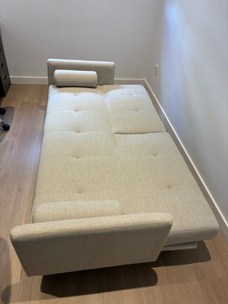 Sofá Cama Gris Tela