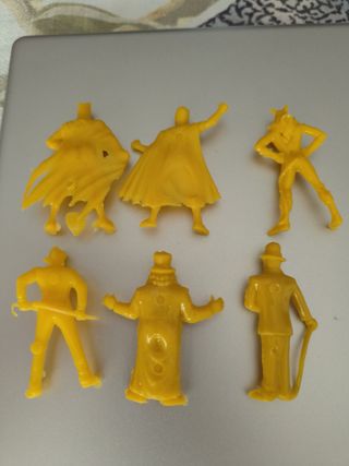 antigua coleccion completa 6 figuras batman robin