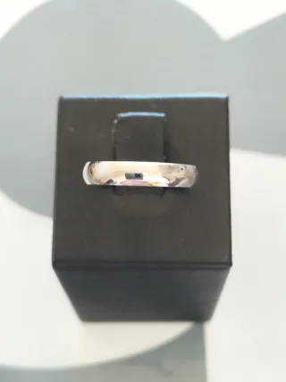 Alianza oro blanco chico nueva