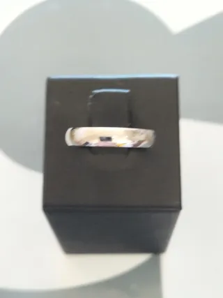 Alianza oro blanco chico nueva