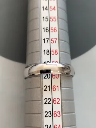 Alianza oro blanco chico nueva