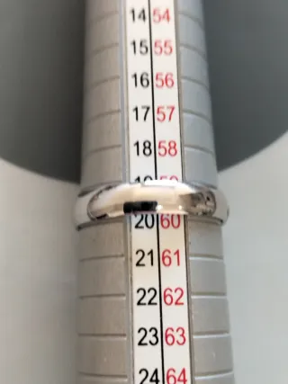 Alianza oro blanco chico nueva