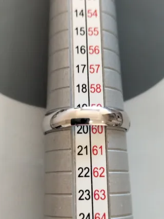 Alianza oro blanco chico nueva