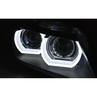 Faros Xenon Angel eyes Led para BMW Serie 3 E90 E9