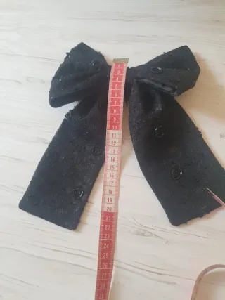 Lazo Negro Traje Regional de pedreria