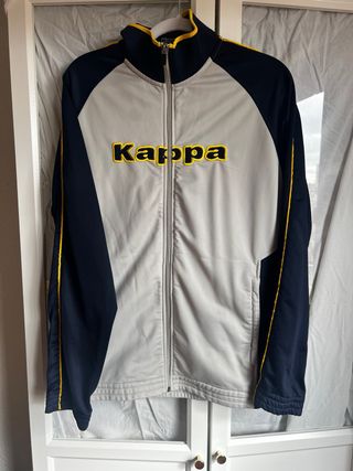 Chaqueta Kappa Vintage Azul y Gris