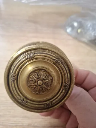 Pomo de puerta latón vintage