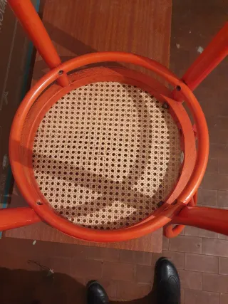 Sedia Thonet Faggio Arancione