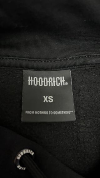 Sudadera Hoodrich Negra Talla XS