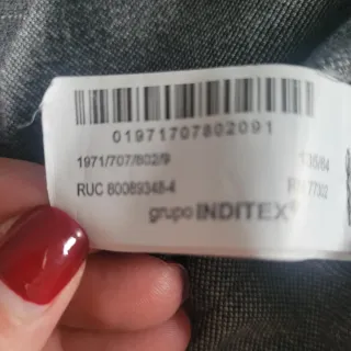Vestido pichi Zara Talla 134 (9 años)