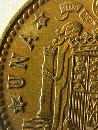 Moneda 1 Peseta 1966 Franco