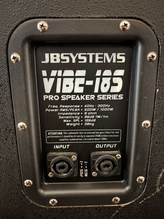 Subgrave JB Systems Vibe 18S 500W