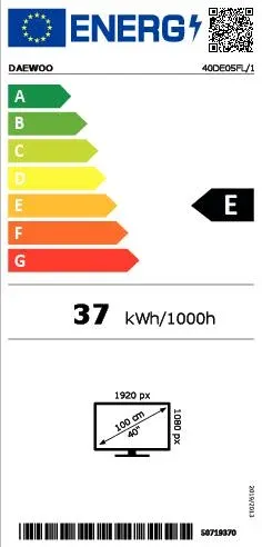 Smart TV de 40" nueva