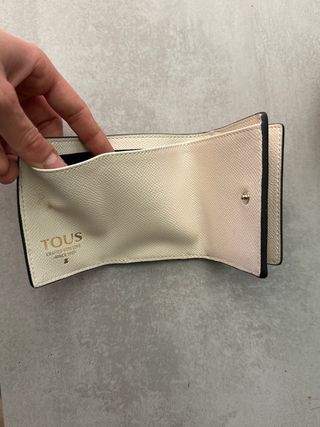 Monedero Tous Beige y Dorado
