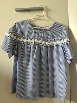 Blusa Mulaya Rayas Flores