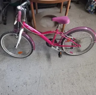 Bicicleta Niña 20 B'Twin Rosa