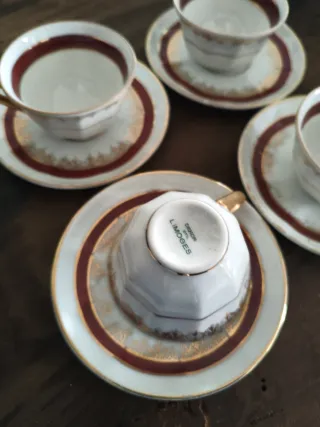 Juego 4 pocillos vintage