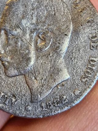 1 Peseta plata Alfonso XII 1882