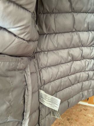 Chaqueta acolchada gris Mango