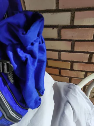 Mochila nevera azul nueva