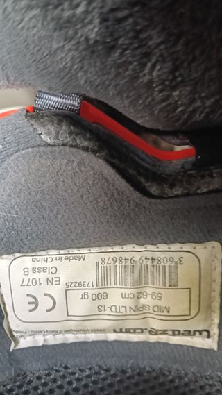 Casco da sci WADZE rosso