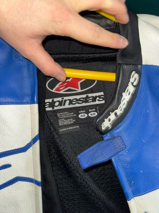 Mono Alpinestars Azul y Blanco + Botas