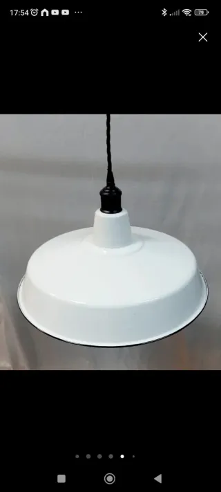 Lámpara industrial esmaltada 45cm