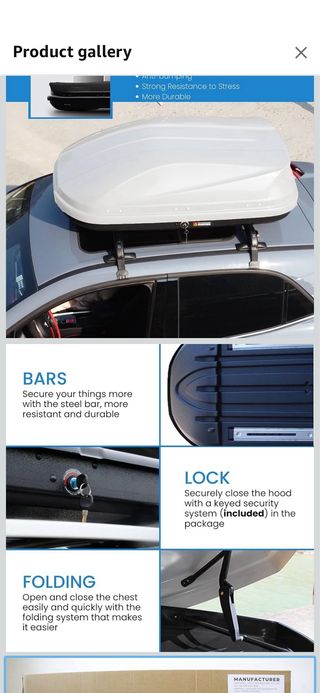 Cofre almacenamiento de coche