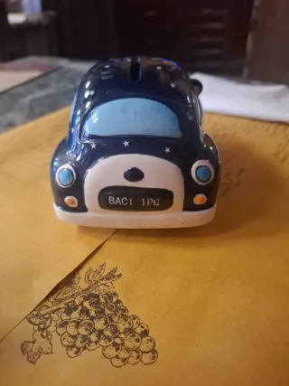 Salvadanario Baci Perugina Blu Ceramica