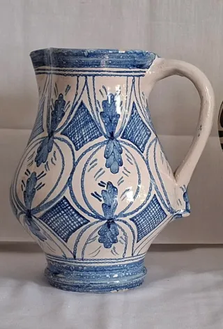 2 JARRAS VINTAGE CERÁMICA DE MUEL