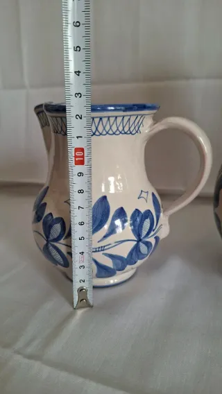 2 JARRAS VINTAGE CERÁMICA DE MUEL