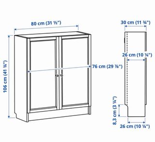 Librería Billy Oxberg Ikea Blanca