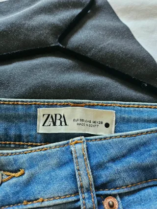 Jeans Zara campana azul