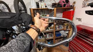 Defensas BMW R100 80 65 con pata de cabra.