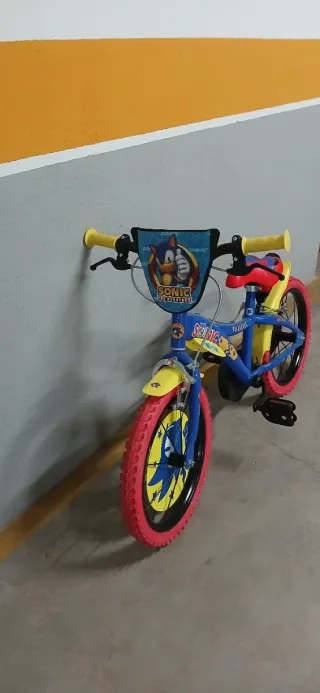 Bicicleta Sonic Niño.