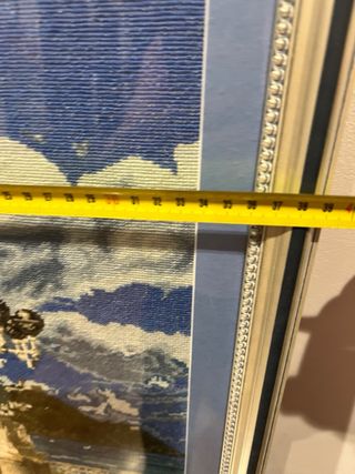 Cuadro Punto de Cruz Paisaje Marino  precioso