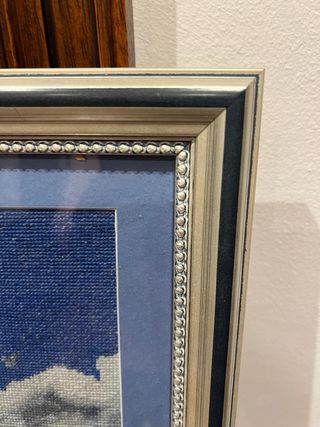 Cuadro Punto de Cruz Paisaje Marino  precioso