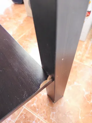 Mesa Ikea Negra Madera