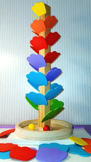 Árbol Musical Madera Colores