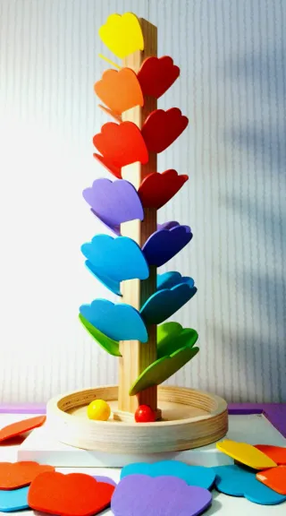 Árbol Musical Madera Colores