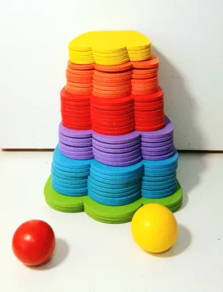 Árbol Musical Madera Colores