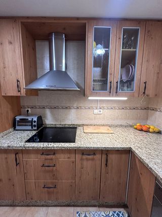 Cocina Rústica Madera y Granito