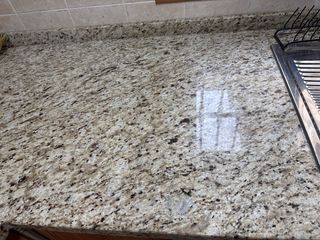 Cocina Rústica Madera y Granito