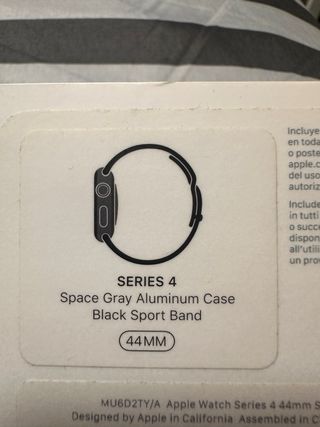 Apple Watch S4 44mm Space Gray