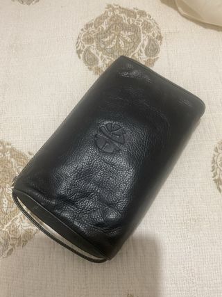 Neceser vintage Loewe Negro Piel