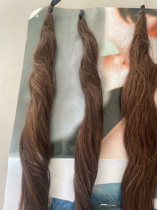 Mallas de fallera de pelo natural