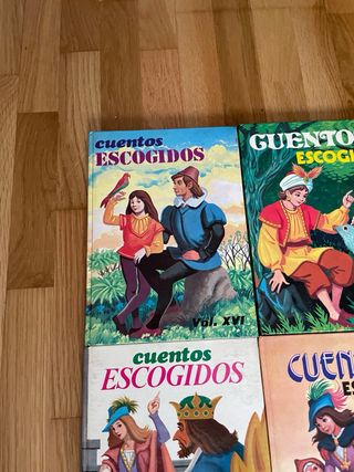 Lote de 4 libros Cuentos Escogidos