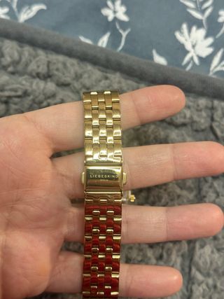 Reloj Liebeskind dorado esfera verde