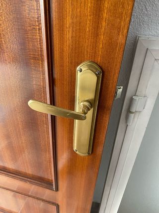 Puertas de madera interior derecha e izquierda