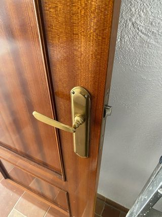 Puertas de madera interior derecha e izquierda